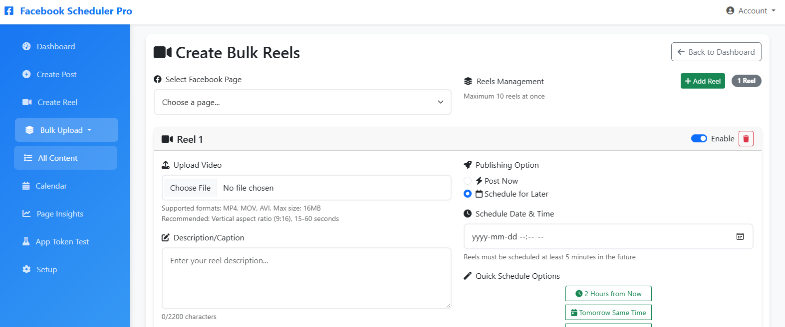 Bulk Upload